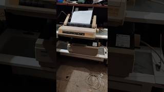 EPSON vs OKI Dot Matrix Printers test [upl. by Bobbette729]