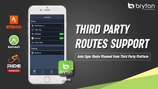 Bryton Active  3rd Party Routes Support  Auto Sync from StravaKomootRideWithGPS [upl. by Beckett]