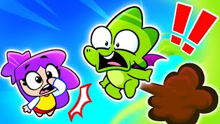 Why do we Fart and Burb😨 Dont Eat Too Much Ice Cream 🤢 Funny Cartoons for Kids [upl. by Annaul]