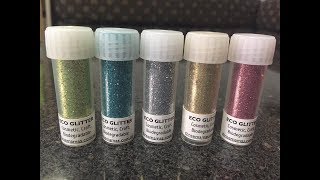 How to Apply Glitter Eco Glitter  Biodegradable [upl. by Yenitsed]