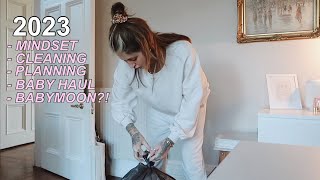 NEW YEAR RESET  CLEANING MINDSET BABY HAUL amp BABYMOON PREP  JAMIE GENEVIEVE [upl. by Nodlew]