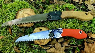 SILKY Pocketboy 1308 VS Outback 17010 Folding Saw Comparison [upl. by Iahs]