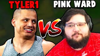 Tyler1 gets tilted by Pink Wards Shaco Top and how he plays [upl. by Polard]