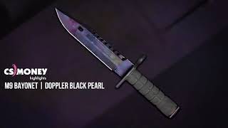 CSGO  M9 Bayonet  Doppler Black Pearl [upl. by Hirsh]