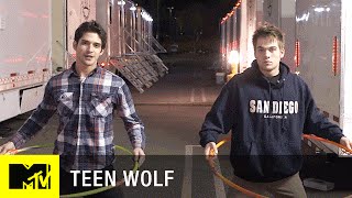 Teen Wolf Season 5  Posey vs Sprayberry Hula Hoop Competition  MTV [upl. by Aitnas676]