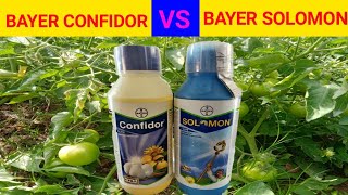 Bayer Confidorvs Bayer Solomon Insecticide uses Dose [upl. by Yehs325]