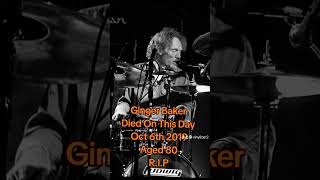 Ginger Baker Died On This Day news [upl. by Etteyniv]