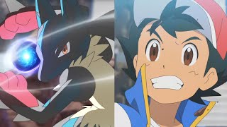 Ash  Dragonite  vs Korrina  Mega Lucario   Episode 25  Pokemon【AMV】 [upl. by Ayatahs]