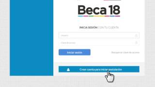 TUTORIAL POSTULACION BECA 18 CONVOCATORIA 2017 [upl. by Noneek]