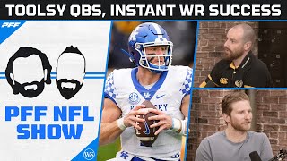 2023 NFL Draft Ep 2 Toolsy QBs instant WR success building WRs amp dream scenarios  PFF NFL Show [upl. by Ohs404]