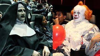 FUNNIEST Scare Pranks COMPILATION  Pennywise VS Valak Whos Scarier [upl. by Assele294]