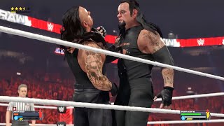 New Under Taker vs old Under Taker finishers 👆wwe wwe2k23raw undertaker [upl. by Aed]