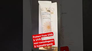 UVION CREAM SPF60PABROAD SPECTRUM SUNBLOCK Protect from UVA amp UVB noncomedogenic amp hypoallergenic [upl. by Ecnerwal44]