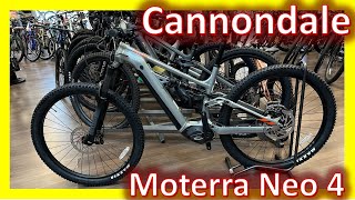 2023 Cannondale Moterra Neo 4 Walkaround  for Lazy Riders [upl. by Nytsirk632]