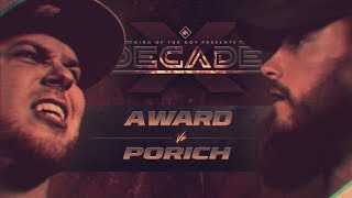 KOTD  A Ward vs poRICH  DECADE [upl. by Devol]