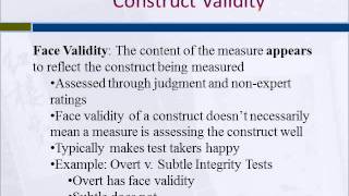 Types of Validity [upl. by Nalyk]