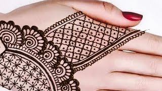 Very beautiful stylish mehndi design  Front hand mehndi design  Mehndi design  Mehandi  Mehndi [upl. by Early102]