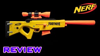 REVIEW Nerf Fortnite BASRL  SNIPER RIFLE BROS [upl. by Rab417]