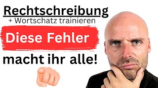 Rechtschreibung und Wortschatz trainieren  Schaffst du diesen Test [upl. by Ettennod771]