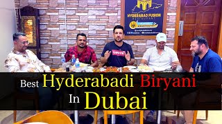 Best hyderabadi Biryani In Dubai  Hyderabad Fusion Restaurant  Shehbaaz Khan UAE Vlog [upl. by Aehsa]