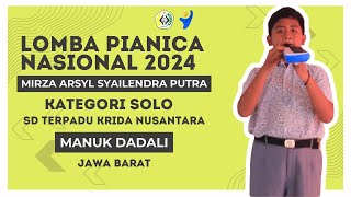 Lomba Pianica 2024  Kategori Solo  MIRZA ARSYL SYAILENDRA PUTRA  SD Terpadu Krida Nusantara [upl. by Neiht]