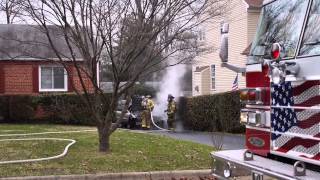 Car Fire  Annandale Virginia Dec 16 2013 [upl. by Notslar]