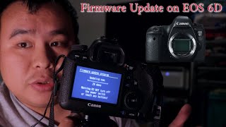 How to Update Firmware on Canon EOS 6D [upl. by Tessil]