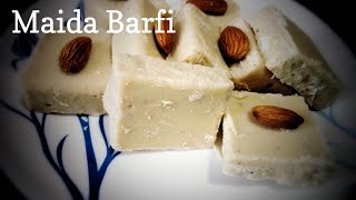 Maida Barfi Recipe  Instant maida burfi Recipe sunithas world [upl. by Ysdnil965]