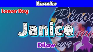 Janice by Dilaw Karaoke  Lower Key [upl. by Kassi]