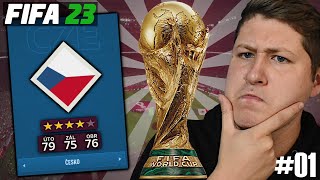 ČESKO na MISTROVSTVÍ SVĚTA v Kataru FIFA 23 World Cup 01 [upl. by Darill]