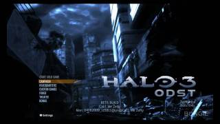 Pure HD Halo 3 Odst  Main Menu Beta [upl. by Susumu978]