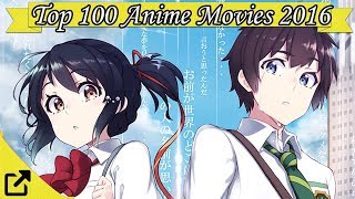 Top 100 Anime Movies 2016 [upl. by Ztirf]