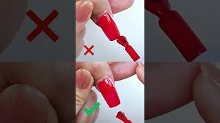 Demonstration of the correct way to apply nail polish💅🏻 nailart nails naildesign nailpolish [upl. by Iahk]