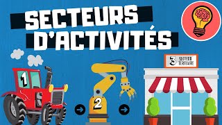 LES SECTEURS DACTIVITES  DE PRODUCTION [upl. by Olegnaed922]