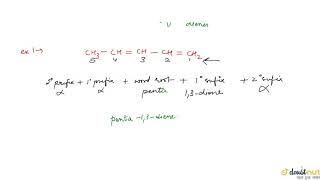 IUPAC RULES FOR ALKADIENES AND ALKENYNE [upl. by Hyde]