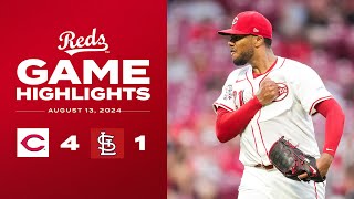 Cardinals vs Reds Game Highlights 81324  MLB Highlights [upl. by Ahsielat872]