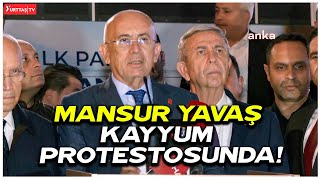 Mansur Yavaş Kayyum Protestosunda [upl. by Afira43]