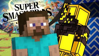 MINECRAFT STEVE Is In SUPER SMASH BROS ULTIMATE [upl. by Saffier359]