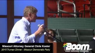 Chris Koster Truman Dinner 2015 Speech [upl. by Niessuh]