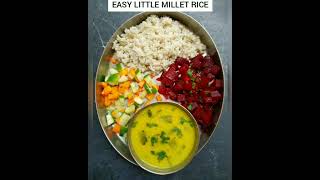 Easy Little millet as rice replacement [upl. by Ellevehc]