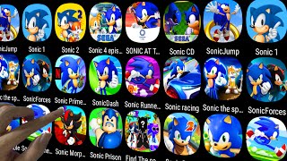 Sonic 1Sonic 2Sonic DashSonic ForcesSonic Dash 2Go Sanic GooSonic CD ClassicSonic Hedgehog 4 [upl. by Garik171]