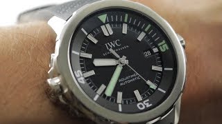 IWC Aquatimer Automatic 329001 Dive Watch Review [upl. by Backer]