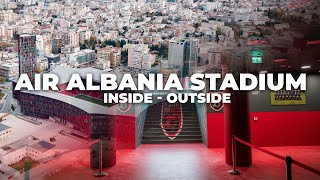 AIR ALBANIA STADIUM INSIDE  OUTSIDE  BRENDA  JASHTE [upl. by Aerdno]