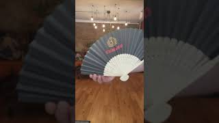 Paper vs Silk Hand Fans with Oh my Print Solutions [upl. by Stephie]