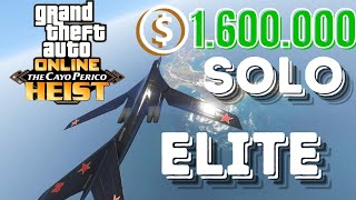 Golpe a Cayo Perico  Alkonost SOLO ELITE 1600000  GTA Online [upl. by Yeldoow]