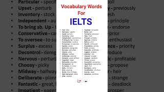 Words for IELTSielts ieltspreparation ieltsspeaking shorts [upl. by Hennessy]