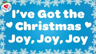 Ive Got the Christmas Joy Down in My Heart Karaoke 🎄🎤 Instrumental Christmas Song [upl. by Isabea]