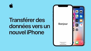 Transférer les données de votre ancien iPhone vers un nouvel iPhone – Assistance Apple [upl. by Kcyred639]