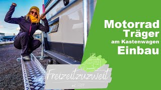 Motorradträger am Kastenwagen  Teil 1  Umbau Kastenwagen • Vlog 8 [upl. by Rehnberg]