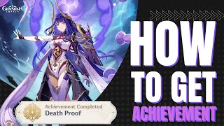 HOW TO GET THE DEATH PROOF ACHIEVEMENT  Genshin Impact [upl. by Kcinimod]